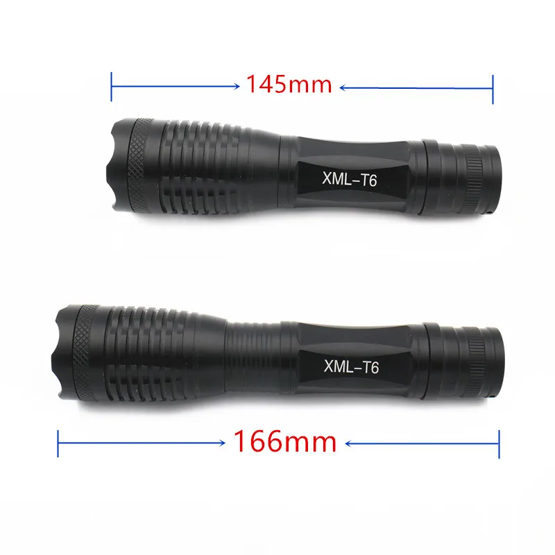 XML T6 ZOOM 18650 AAA масштабируемый светодиодный фонарик waterprof самооборосветильник для