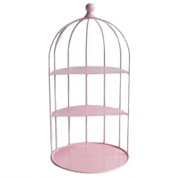

Sweetgo Birdcage For Cupcake In Pink Decorating Tools Wedding Sweet Dessert Table Supplier Baker Showcase Cake Stand Pink