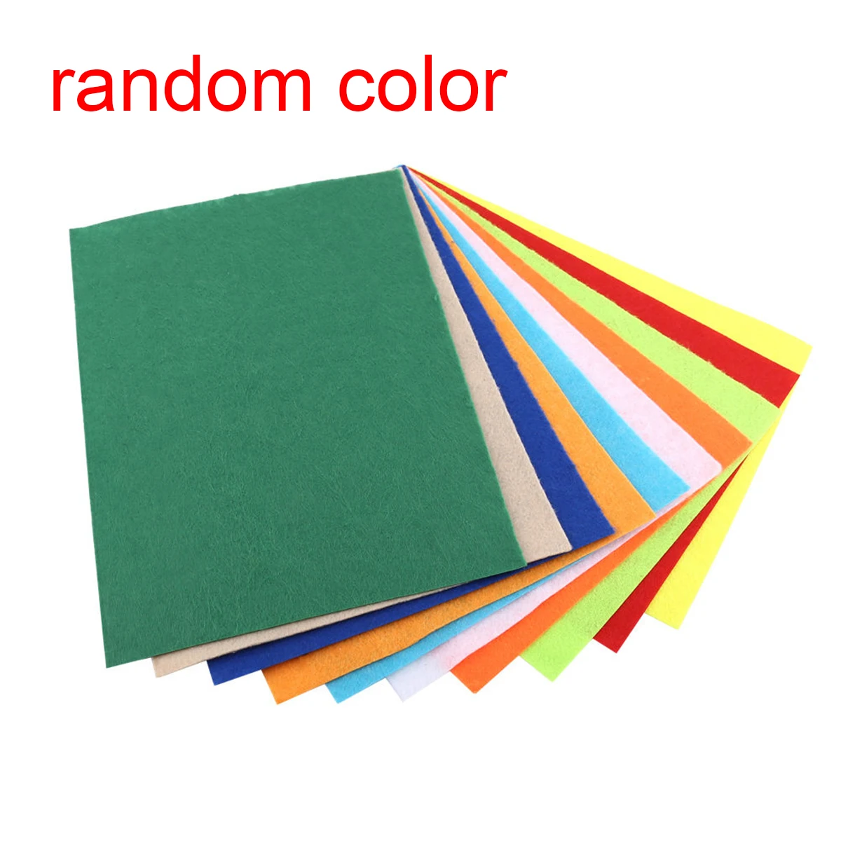 10pcs Multi Color Non-woven Fabric Square Felt Fabric Mayitr Home DIY Crafts for Decorations Sewing Dolls Crafts 21*29cm
