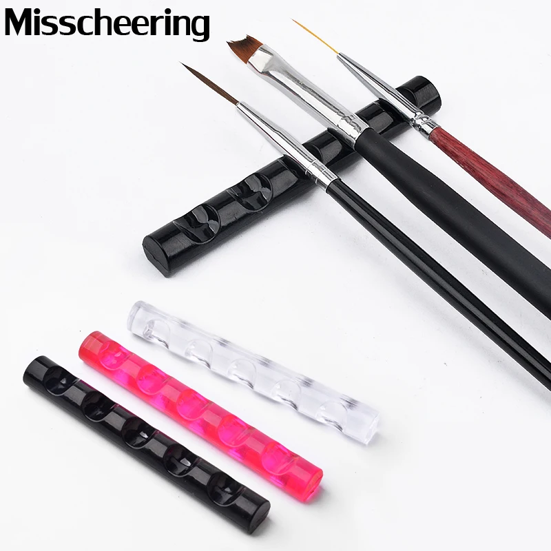 Soporte para pinceles de manicura, soporte para pinceles de maquillaje