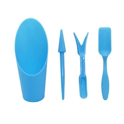 Garden Plant Transplanting and Cultivation Tool Kit - Essential Supplies for Seedlings and Succulents in Greenhouse and Nursery Settings (Blue)