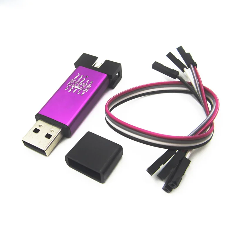 ST LINK Stlink ST-Link V2 Mini STM8 STM32 Simulator Download Programmer Programming With Cover st-link v2 mini (4)