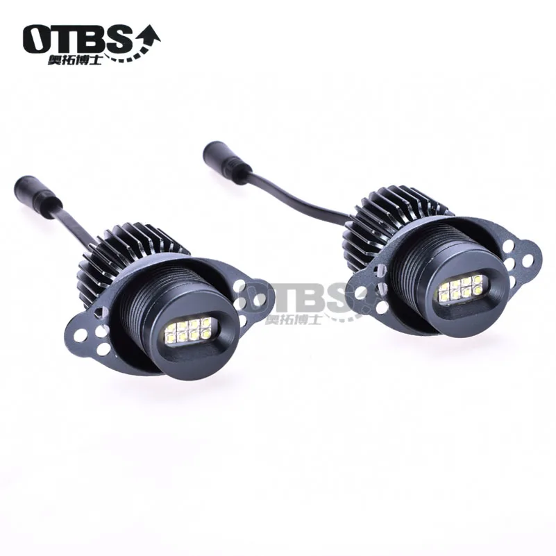 OTBS 2x80w Светодиодный Маркер angel eyes Canbus для BMW E90 E91 328i 335i 2009-2011 LCI нексеноновая фара белого цвета