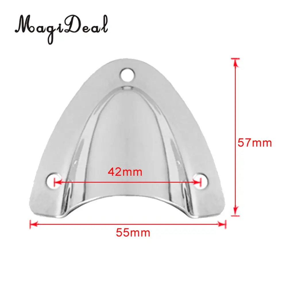 MagiDeal Durable 316 Stainless Steel Large Clam Shell Vent Wire Cable Cover For Boat Marine Hardware Yacht Dinghy Accessories