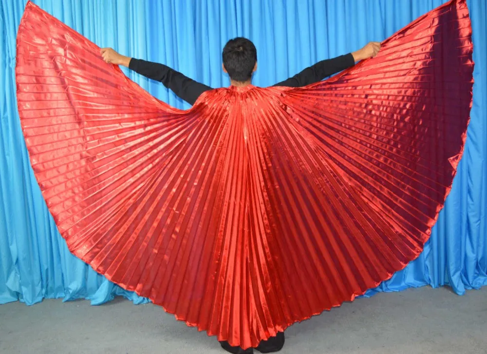 Взрослый угол Горячая крылья Египетский танец живота костюм Isis крылья Профессиональный танец живота крыло без палочек