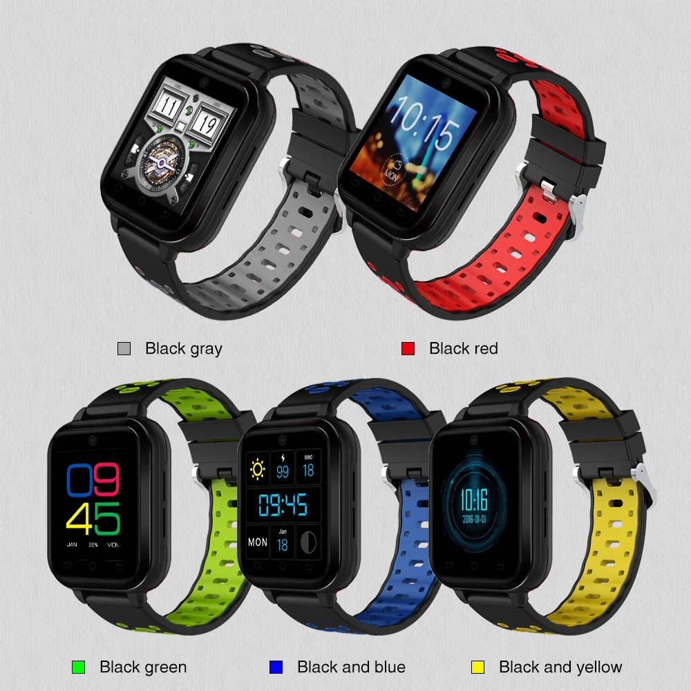 New Pewant 4G IP67 Waterproof Smart Watch MTK6737 Quad Core Android 6.0 1GB 8GB Smartwatch SIM Card Support Replaceable Strap