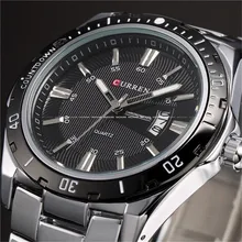 Curren Montres Hommes Casual Quartz Montre Hommes de Sport Montre Homme En Acier Plein Imperméable Militaire Quartz-Montre Relogio Masculino