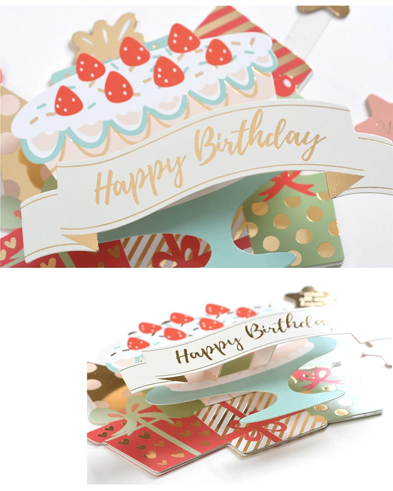 Eno поздравление 3d всплывающие открытки для изготовления открыток украшения день рождения открытки сообщения подарок спасибо открытки оптом