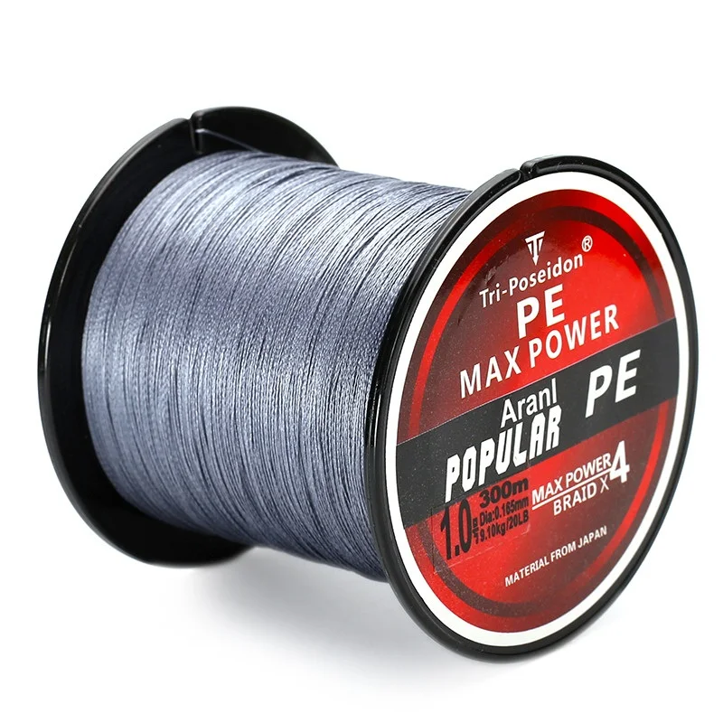 300M HOT SALE 4 Strands Multifilament PE Fishing Line 8 60 LB 4 strands
