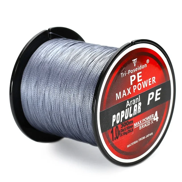 300M HOT SALE 4 Strands Multifilament PE Fishing Line 8 60 LB 4 strands
