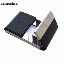 HTNBO-portatarjetas Unisex, tarjetero para tarjetas de crédito de alta calidad, tarjetero doble abierto, funda para tarjetas de negocios