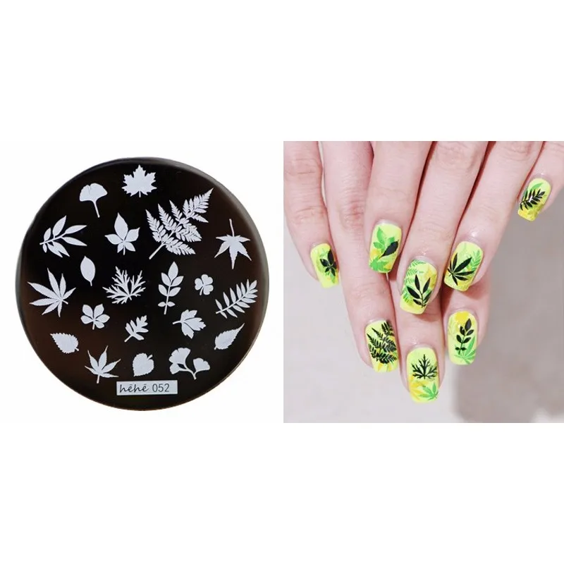 

On sale !!1Pcs Maple Leaf Design Nail Stamping Plate Image Transfer Templates Nail Stamp Tool For Arbor Day hehe52
