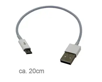 

100pcs NEW Universal Short 20cm Micro B Male USB Data Cable for Android smartphones