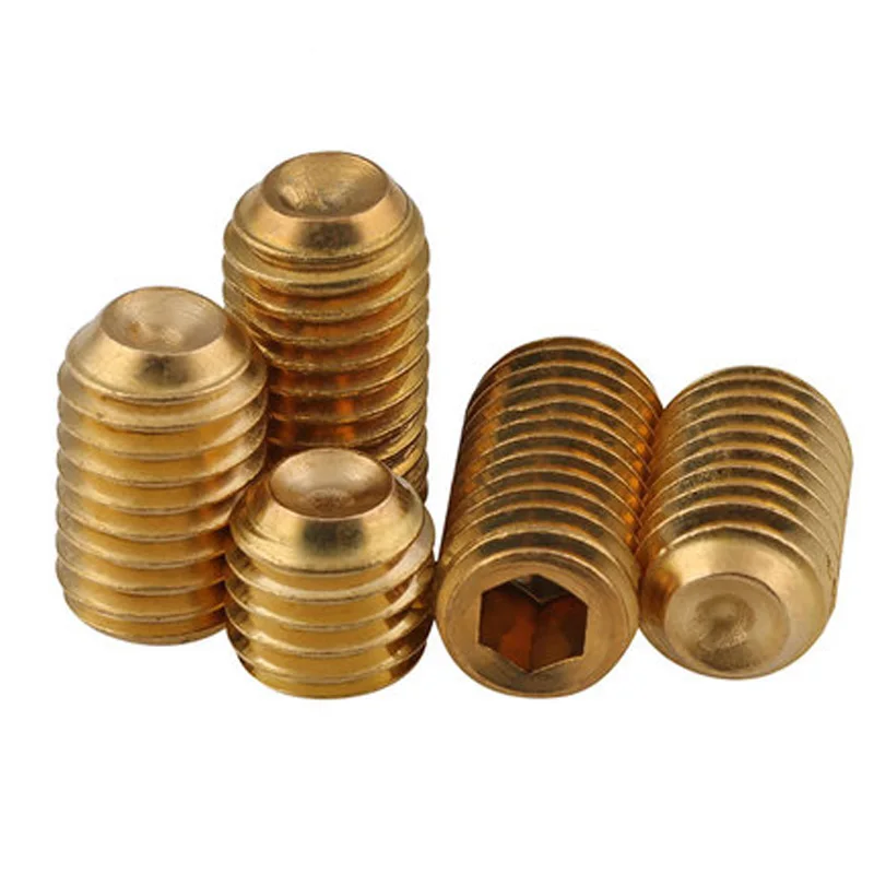 M8 M10 Brass machine meter screw rosh standard copper headless hex fixed top wire 8-20length | Обустройство дома