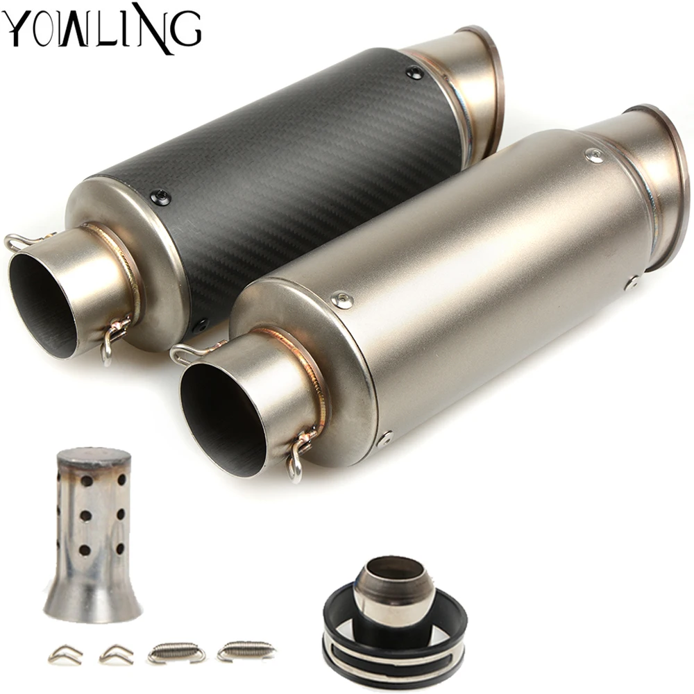 Buy Universal 51MM 61MM Motorcycle Scooter Exhaust
