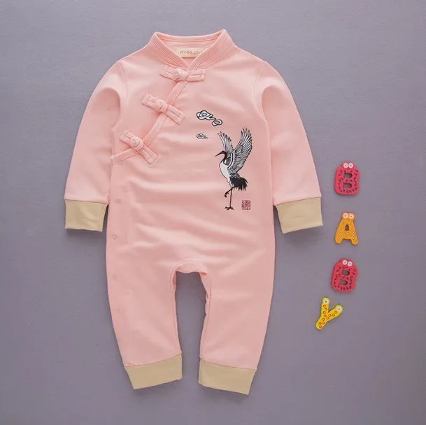 New Newborn Baby Girls Clothes Chinese Cheongsam Traditional National