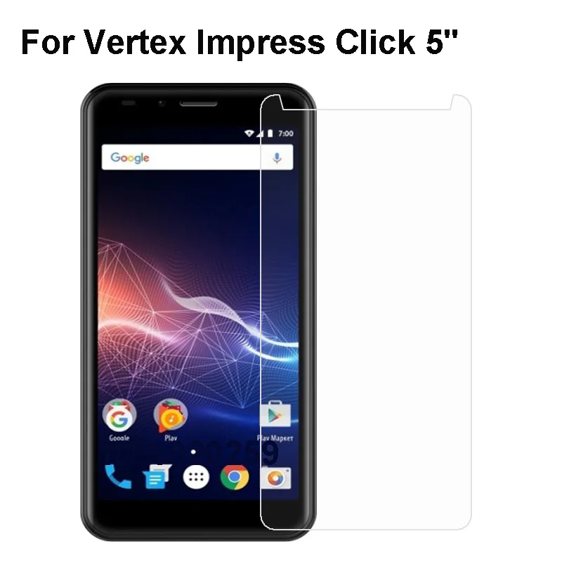 

Vertex Impress Click Screen Protector Film 9H 2.5D Phone Protective Glass For Vertex Impress Click Tempered Glass