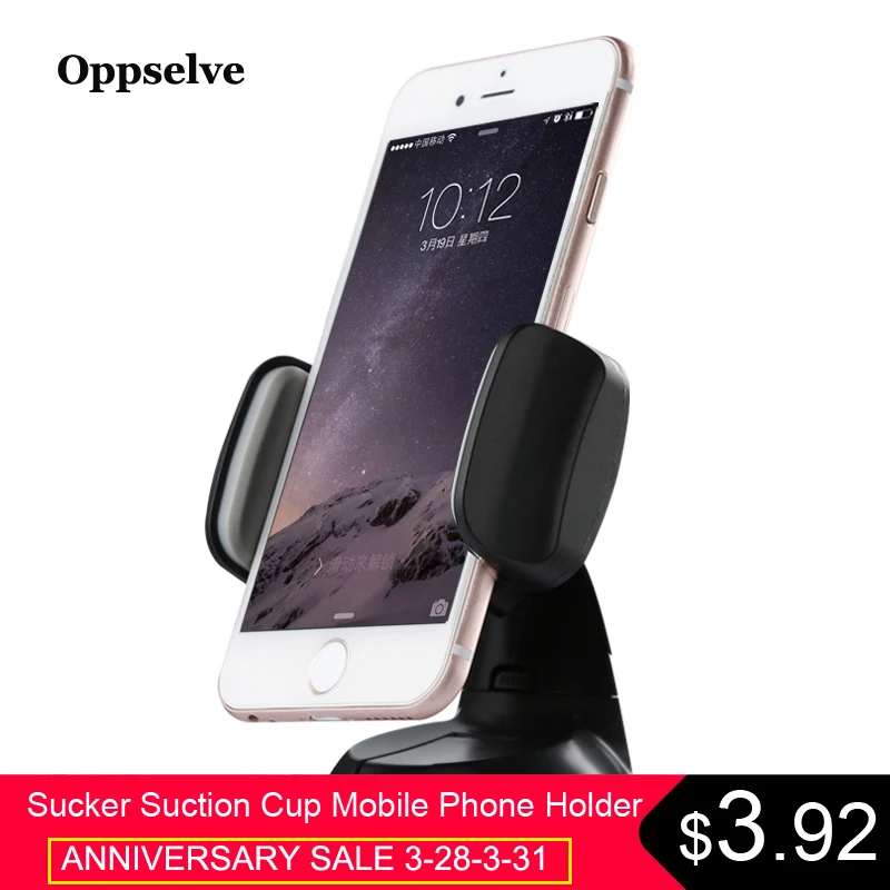 Oppselve Car Phone Holder For iPhone X XS 8 Samsung Sucker Suction Cup