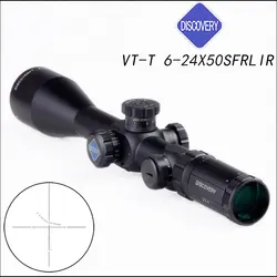 Оптический прицел FFP 6-24X50 red dot Компактный Тактический luneta para rifle дифференциация короткий прицел Охота Снайпер