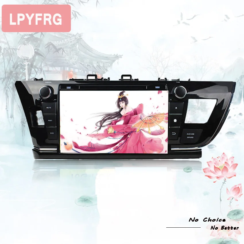 Top Octa Core 1024*600 Ram 4GB Android 9.0 car dvd for toyota corolla 2013 2014 2015 2016 car radio gps player head unit navigation 1