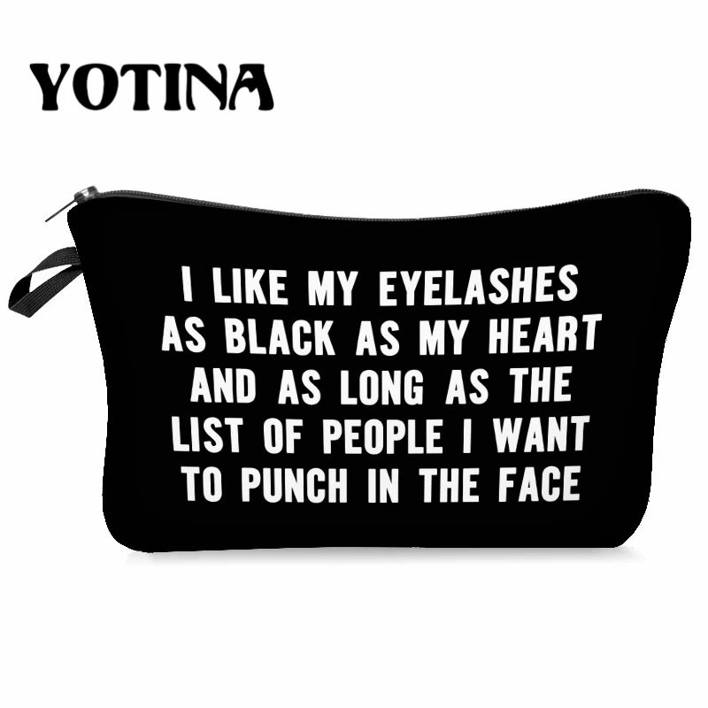 Yotina النساء حقيبة مستحضرات تجميل التجميل حقيبة حالة المكياج المنظم أدوات الزينة تخزين سستة السفر غسل الحقيبة