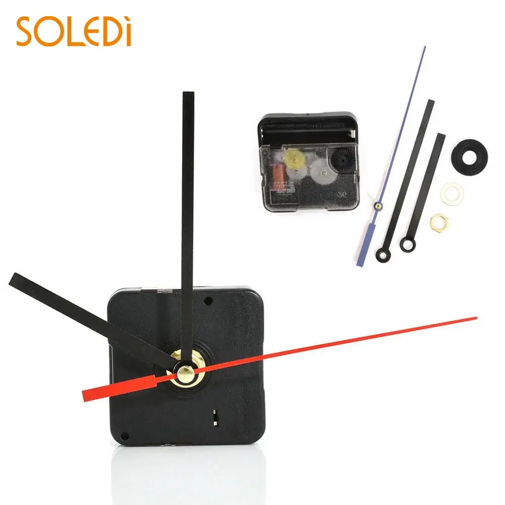 

Alarm Clock Mechanism Silent Accessories Movement Mechanism Pointer Set DIY Black Clock Accessories Craft Durable Replacement