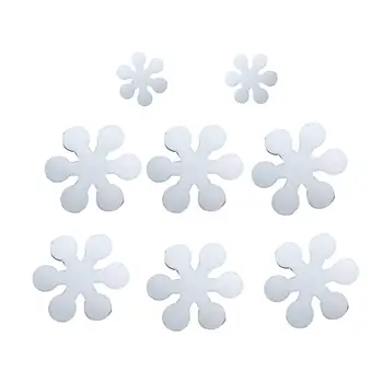 

8pcs/pack Non Slip Practical Snowflake Shape Anti-slip Bathtub Stickers Decals Bath Shower Treads for Home Toilet Bathroom A30