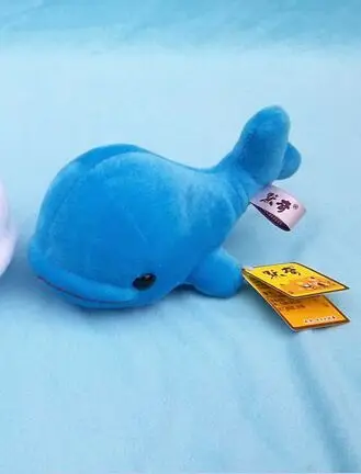 Маленький милый плюшевый игрушечный дельфин мягкие домашние тапочки с