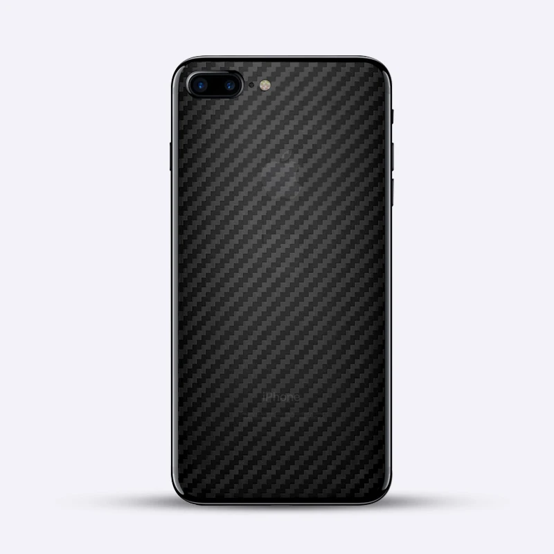 

For iPhone7 6 6s 7 plus iPhone se 5s Rear cover Protector 3D Carbon Fiber Back Cover Screen Protective Film non-slip Accessories