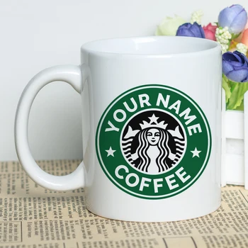 

Special Discount Promotion Custom Name Coffee Cup Ceramic 330ml or Bone China 300ml Personalized Tea Mug Unique Design Gift