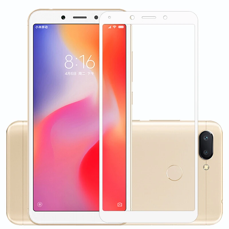 Full Cover Tempered Glass on the For Xiaomi Redmi 6 Pro 6A S2 Redmi 5 Plus 5A 4X 4A Note 6 Pro Screen Protector Protective Film