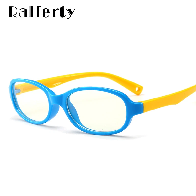Гибкие детские очки Ralferty TR90 с защитой от синего цвета компьютерные в оправе для