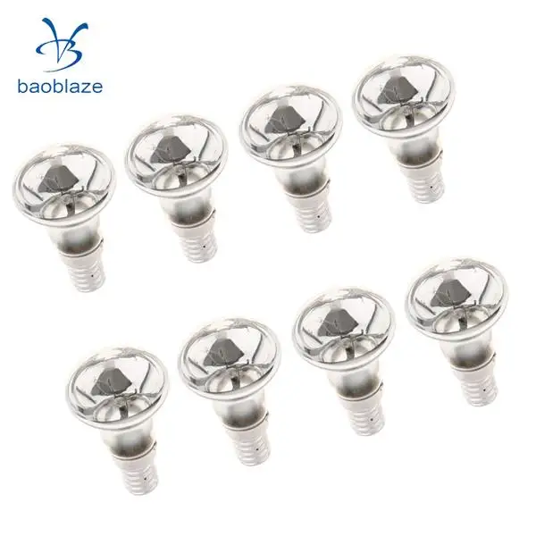 8Pcs E14 R39 Reflector Type Spotlight Spot Light Bulb   Lamp Replacement Small Screw SES 30W