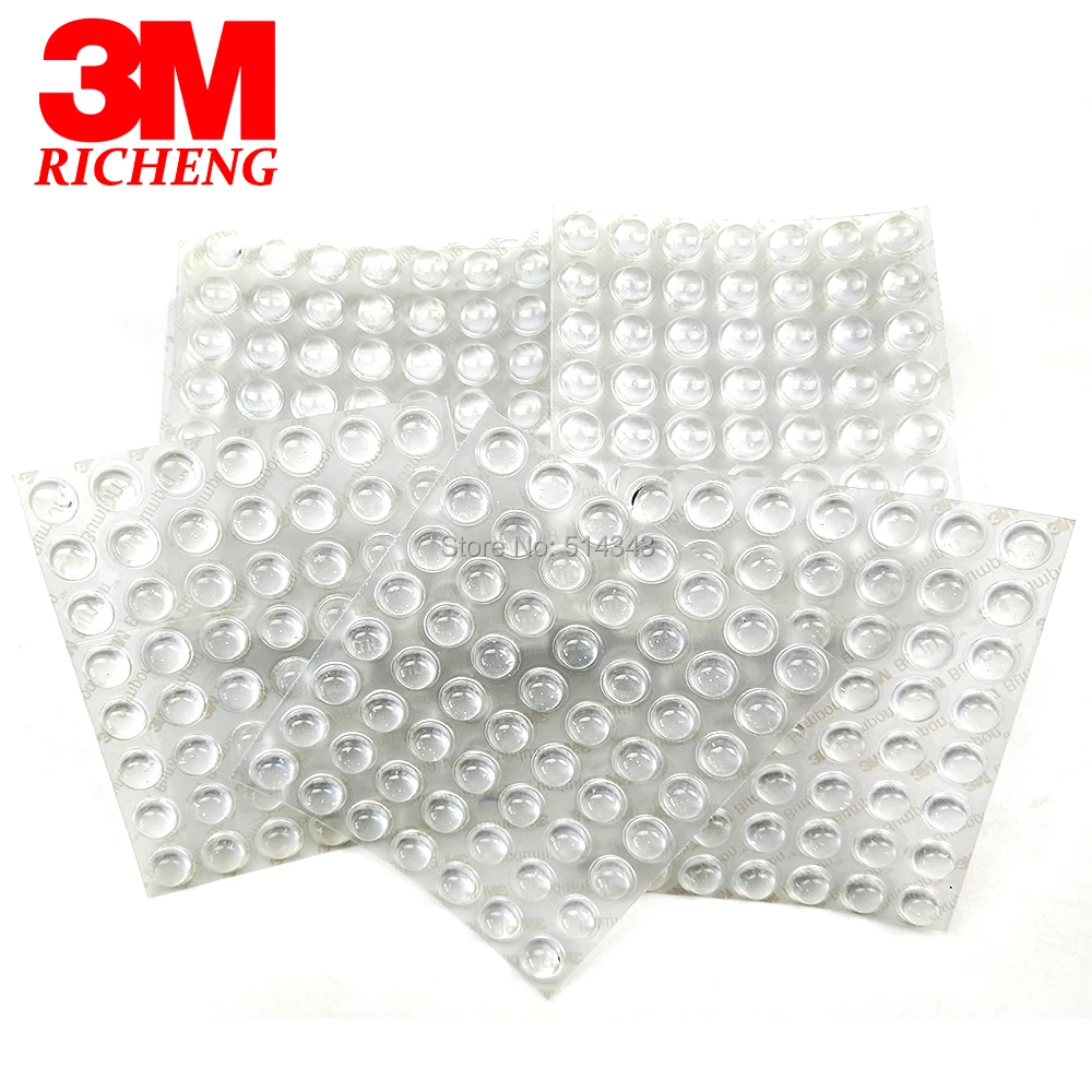 (3000Pcs/Carton) Clear 3M SJ5303 Bumpon Adhesive Backed Rubber Pad