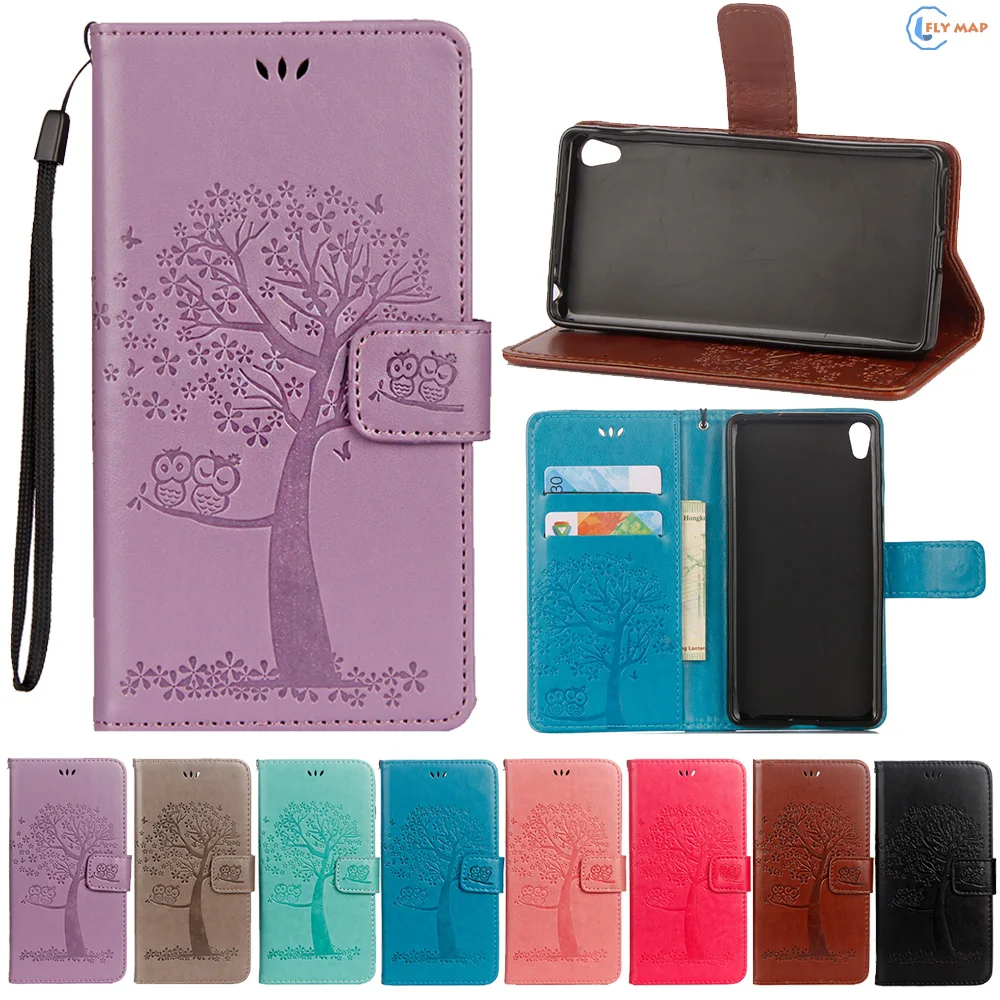 Flip Coque For Sony Xperia E5 Sony E5 LTE TPU Wallet Case