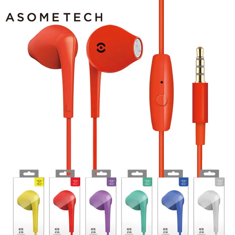 

Origina Colorful Sport Earphone 3.5mm Jack In-Ear Headset Earbuds Bass Earphones With Microphone For iphone 6 6s huawei xiaomi
