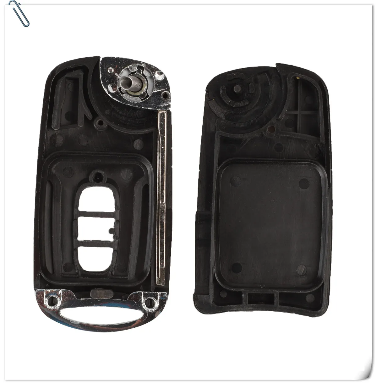 Keyforkess nuovo aggiornamento Flip Car Key Case per Chevrolet Captiva 2/3 pulsanti modificato pieghevole chiave vuota Shell Cover -