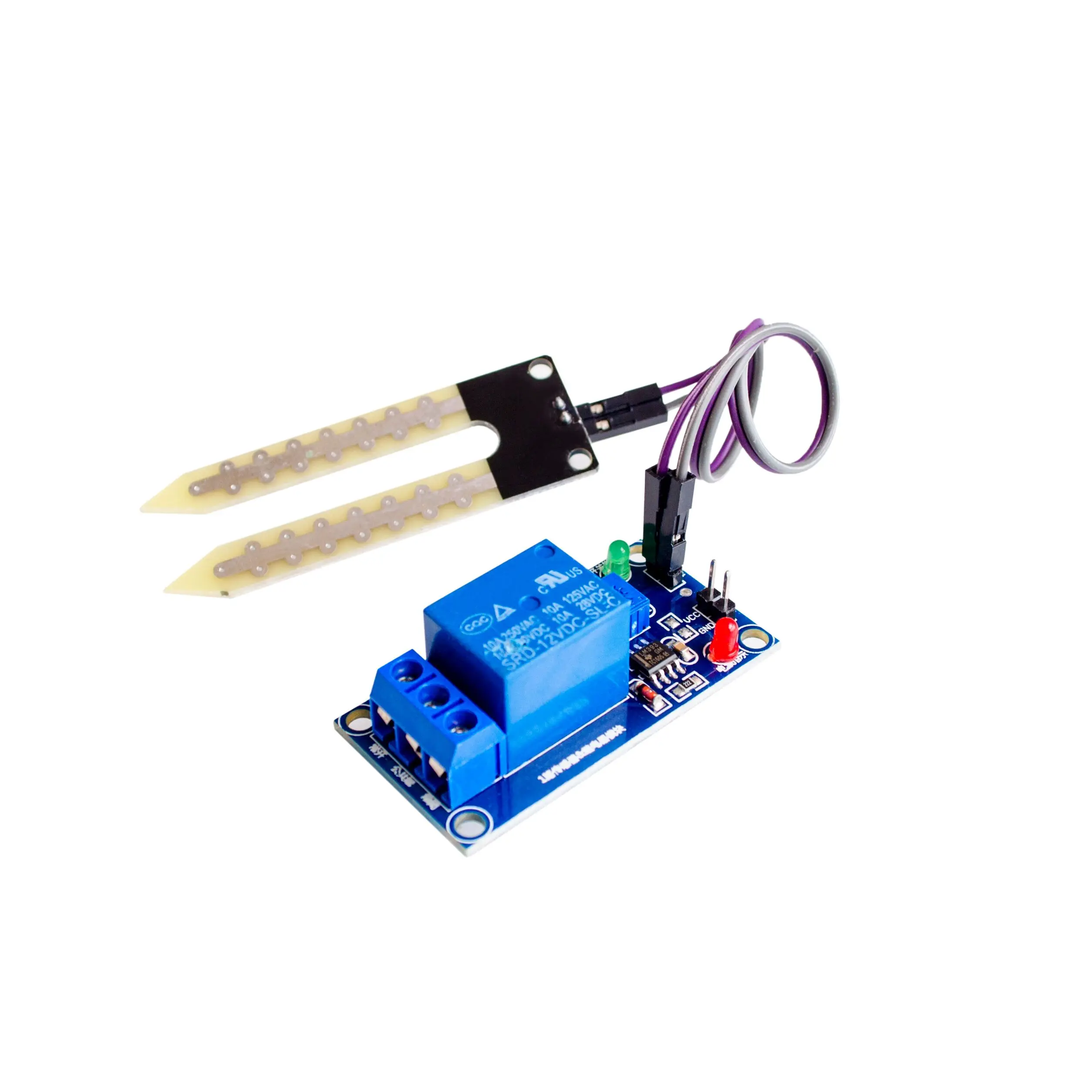 

Soil Moisture Sensor 12V Relay Control Module DC 12V soil moisture sensor relay Automatic watering of humidity starting switch