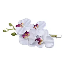 Искусственные цветы фаленопсис заколка для волос