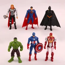 anime action figure The Avengers figures super hero toy doll baby hulk Captain America thor Iron man 1pcs Kid boy birthday gift