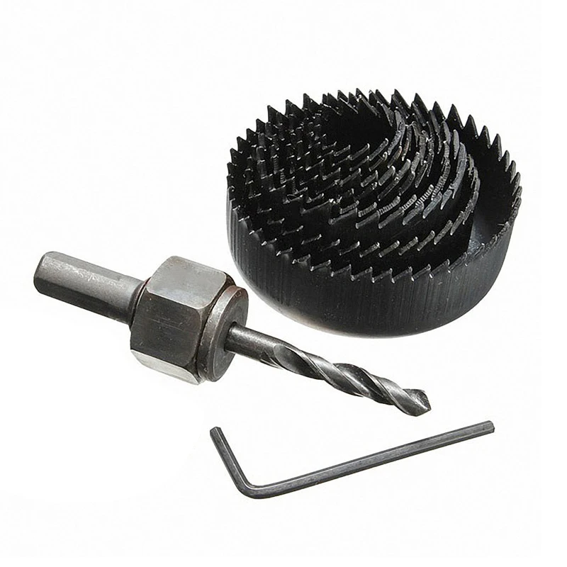 TORO 10pcs/set DIY Hole Saw Bit Cutting Set Kit Wood Sheet Metal Alloys Circular Round Case Drill Bits Wood Metal Sheet Alloys