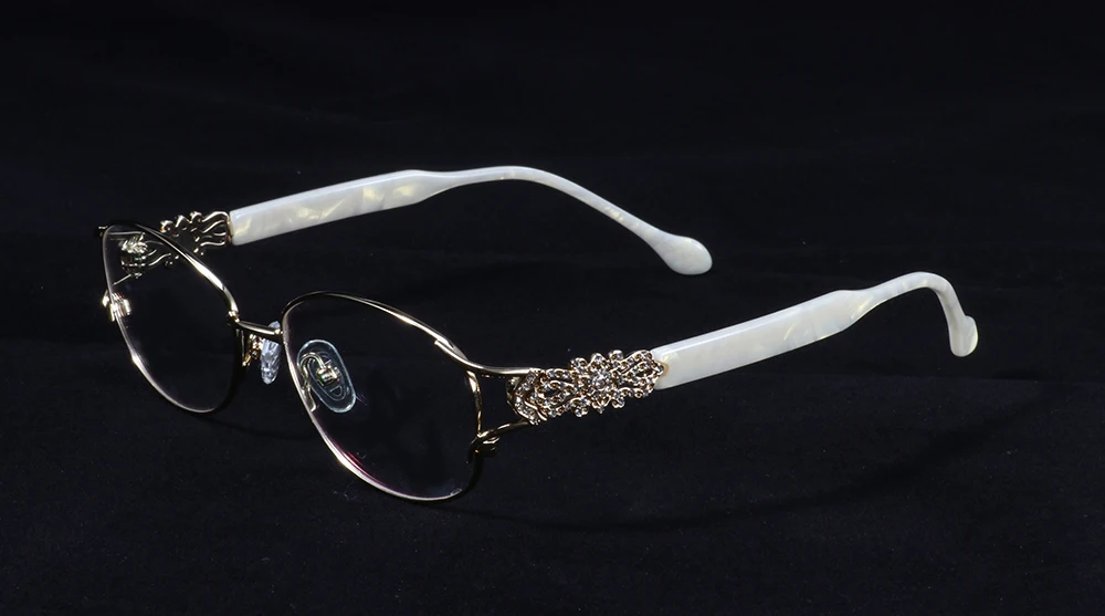 Yong Lan, женские качественные очки, оправа для близорукости, сплав, алмаз, дизайн, очки, Gafas, оптические очки, monturas de lentes mujer