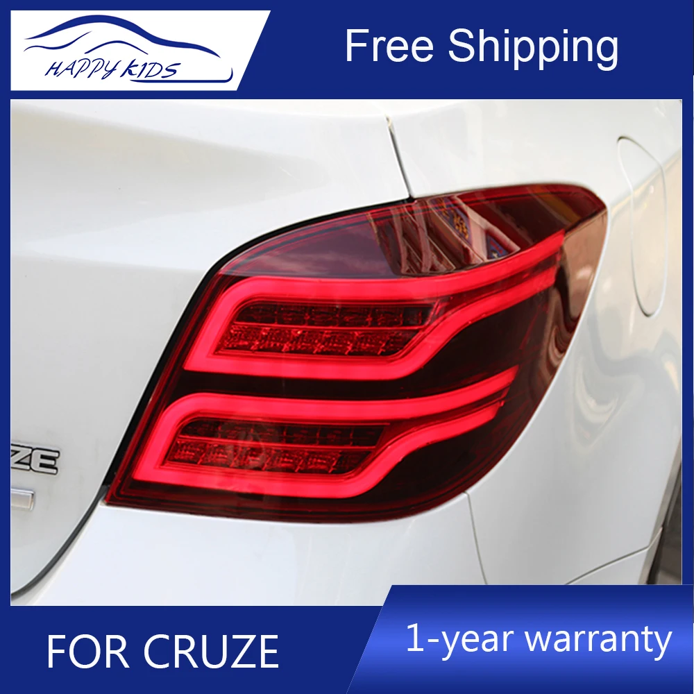 

Free ship by Ems High Quality Led Tail lights For Chevrolet Cruze Hatchback Tail Lights rear Lights+Brake+Park+Signal lights