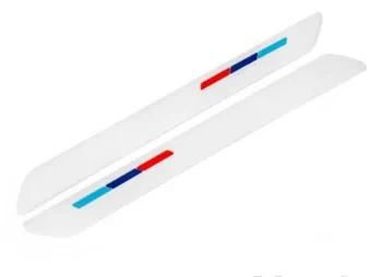 

Osmrk Car body door plate strips protection for Jaguar XF 2010-2015 front and rear anti-scratch silicone bumper strip