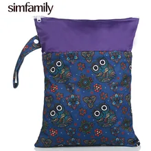 [Simfamily] 1 шт. многоразовые 3dprinted пуль Bolso Влажная и сухая сумка из узорчатой ткани с двойным карманом ткани маркер за кожей Буд 28x36 см; ; Прямая поставка;
