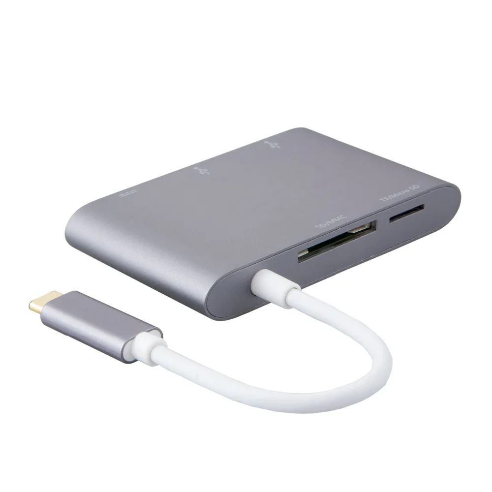 USB C концентратор кабель к порт доставки питания с SD TF кардридер 3 0 адаптер