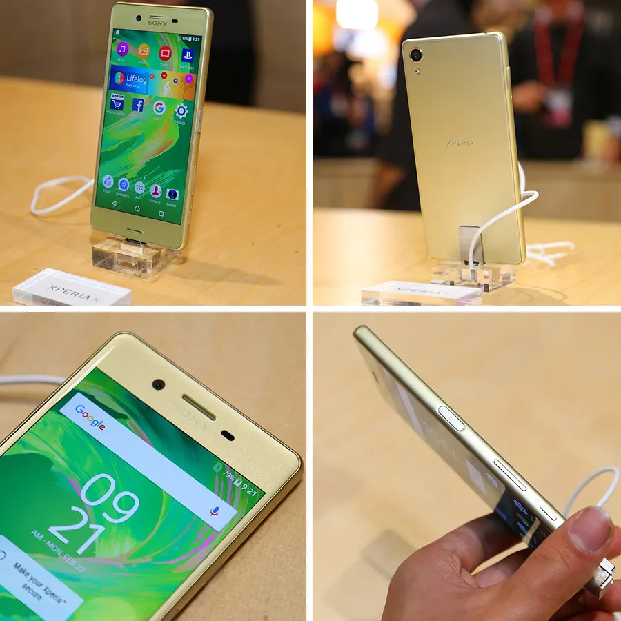 Original Sony Xperia X F5121 5,0 pulgadas 3 GB RAM 32 GB ROM Android Hexa-core 23MP Cámara 2600 mAh desbloqueado Sim del teléfono móvil Original Sony Xperia X F5121 5,0 pulgadas 3 GB RAM 32 GB ROM Android Hexa-core 23MP Cámara 2600 mAh desbloqueado Sim del teléfono móvil