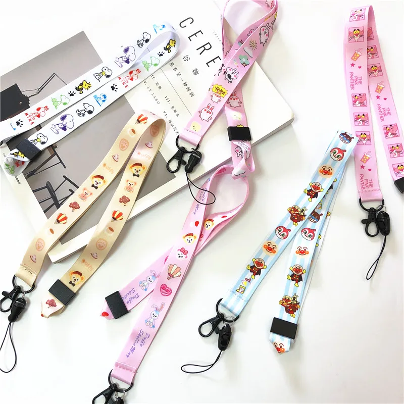 

Fashion Hot Cute Bear Neck Strap Cartoon Lanyards for keys ID Card Gym Mobile Phone Straps USB badge holder DIY Hang Rope