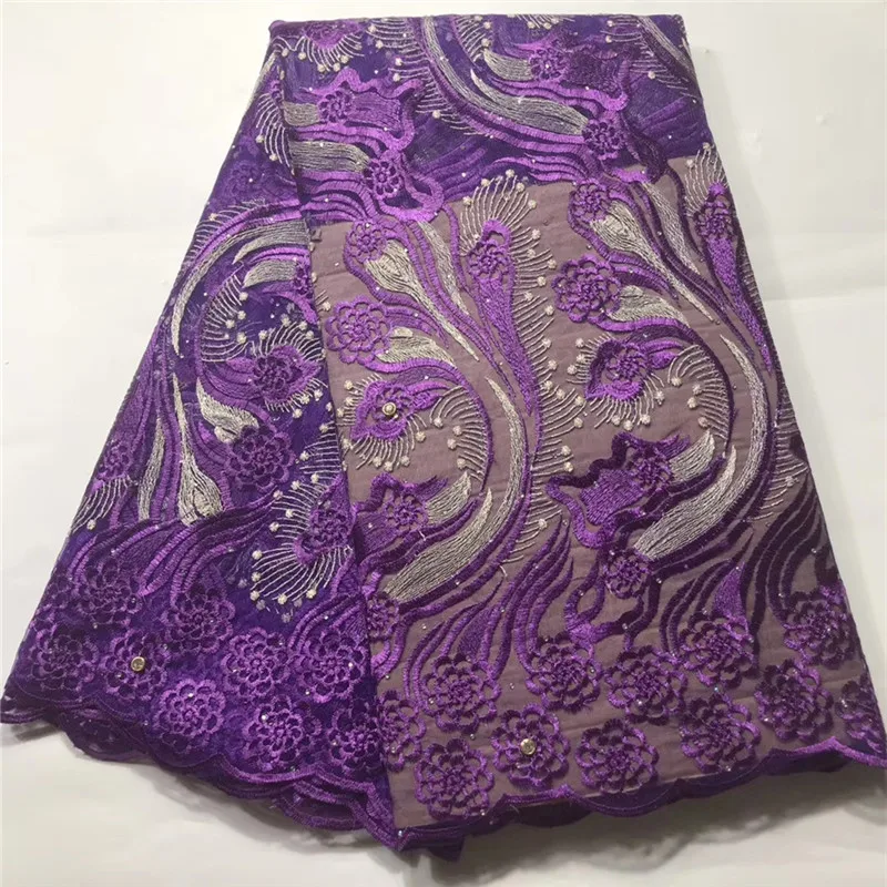 

Factory offer Nigerian wedding lace 2020Popular African Sequince Lace tulle lace fabric High quality For Dresses 14colors