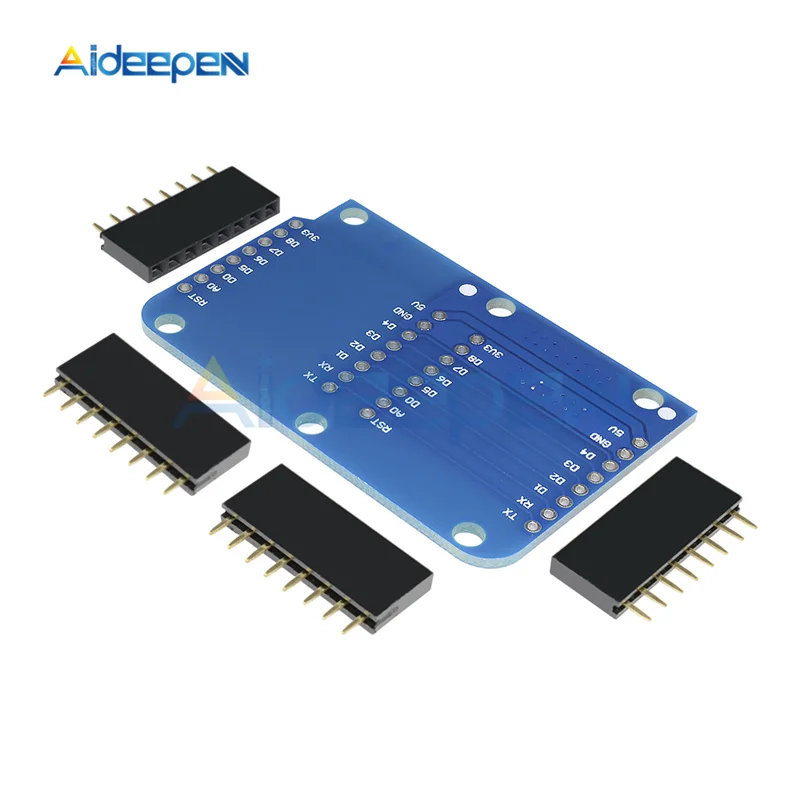 Двойная розетка двойной базовый щит для WeMos D1 Mini NodeMCU ESP8266 DIY PCB Плата